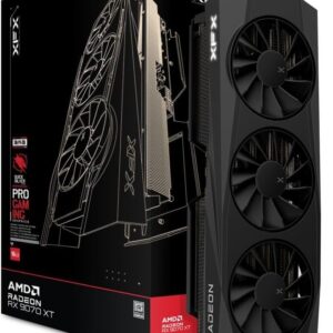 XFX Quicksilver AMD Radeon RX 9070XT Gaming Edition with 16GB GDDR6 HDMI 3xDP, AMD RDNA 4 RX-97TQICKBA